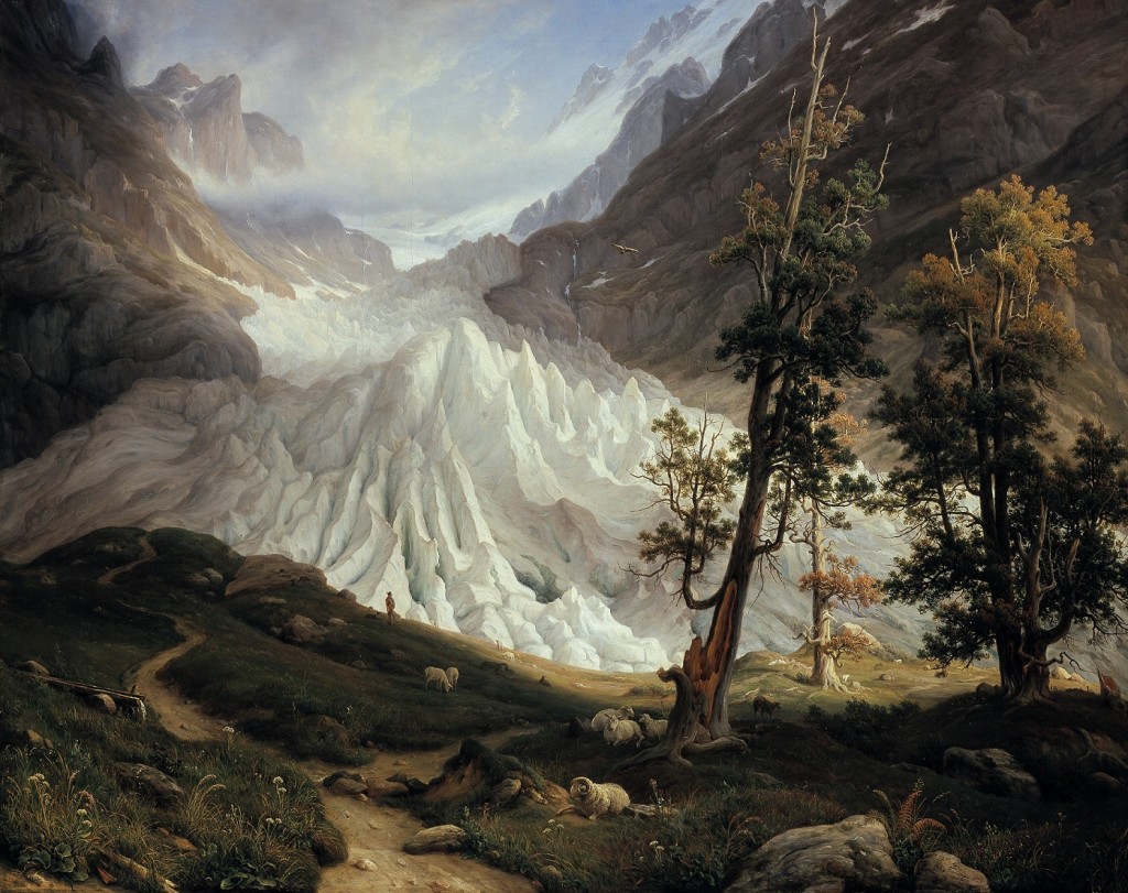 Thomas Fearnley, The Grindelwald Glacier, 1938. The National Museum of Art, Architecture and Design, Oslo.