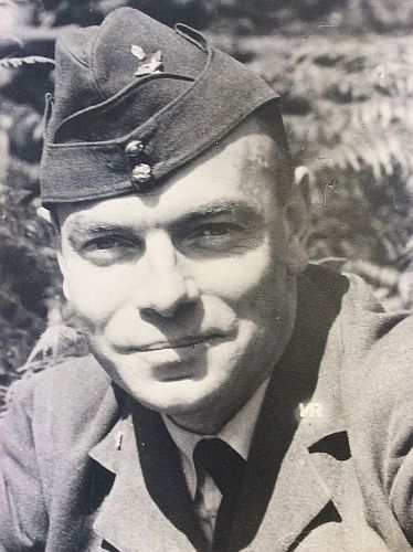Photograph of Philip Whitting during his time in the RAF in World War II.